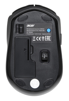 Мышь Acer OMR050 черный оптическая (1600dpi) беспроводная BT/Radio USB (6but) - купить недорого с доставкой в интернет-магазине
