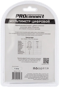 Мультиметр PROconnect М-182 DT-182 цифровой черный (13-3014) - купить недорого с доставкой в интернет-магазине