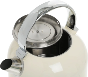 Чайник электрический Candy CK-205 1.7л. 2200Вт слоновая кость корпус: нерж.сталь - купить недорого с доставкой в интернет-магазине