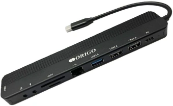 Разветвитель USB-C Origo OU3350SNPD 3порт. черный (OU3350SNPD/A1A) - купить недорого с доставкой в интернет-магазине