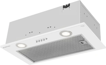 Вытяжка встраиваемая Meferi Power INBOX52WH белый управление: кнопочное (1 мотор) - купить недорого с доставкой в интернет-магазине
