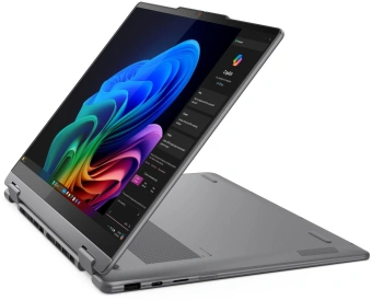 Ноутбук Lenovo Yoga 7 14ILL10 Core Ultra 5 226V 16Gb SSD512Gb Intel Arc 130V 14" OLED Touch WUXGA (1920x1200) без ОС grey WiFi BT Cam (83JQ003GRK) - купить недорого с доставкой в интернет-магазине