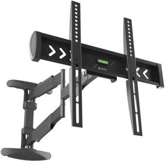 Кронштейн для телевизора Onkron NP47 черный 40"-75" макс.35кг настенный поворот и наклон - купить недорого с доставкой в интернет-магазине