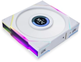 Вентилятор для корпуса Lian-Li Uni Fan TL 120 LCD Reverse ARGB 120х120x28 белый 7-pin 31дБ (G99.12RTLLCD1W.00) Ret - цена, купить или заказать с доставкой в интернет-магазине Вентилятор для корпуса Lian-Li Uni Fan TL 120 LCD Reverse ARGB 120х120x28 белый 7-pin 31дБ (G99.12RTLLCD1W.00) Ret - купить недорого с доставкой в интернет-магазине