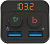 Автомобильный FM-модулятор Ritmix FMT-B100 черный MicroSD BT USB (80000554)