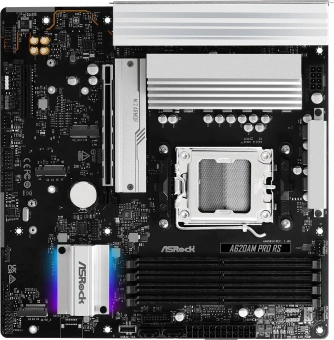 Материнская плата Asrock A620AM Pro RS Socket AM5 AMD A620A 4xDDR5 mATX AC`97 8ch(7.1) 2.5Gg RAID+HDMI+DP - купить недорого с доставкой в интернет-магазине