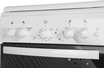 Плита Газовая Gefest ПГ 5100-02 0309 белый (металлическая крышка) реш.чугун - купить недорого с доставкой в интернет-магазине