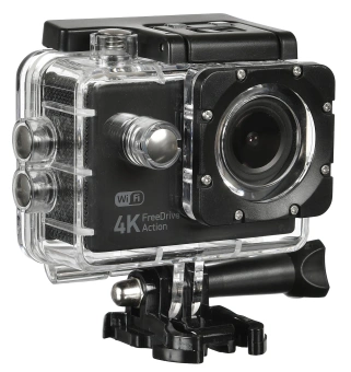 Видеорегистратор Digma FreeDrive Action 4K WiFi черный 8Mpix 2160x3840 2160p 150гр. Allwinner V3 - купить недорого с доставкой в интернет-магазине