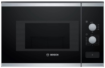Микроволновая печь Bosch BFL520MS0 20л. 800Вт черный (встраиваемая) - купить недорого с доставкой в интернет-магазине