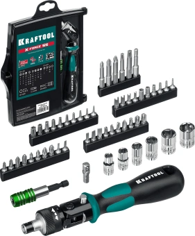 Отвертка Kraftool 25554-H55_z01 в компл.:55 предметов - купить недорого с доставкой в интернет-магазине