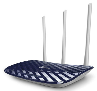 Роутер беспроводной TP-Link Archer C20 AC750 10/100BASE-TX синий - купить недорого с доставкой в интернет-магазине