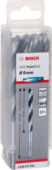 Набор сверл Bosch 2608577248 по металлу Д=8мм Дл=117мм (10пред.) для шуруповертов/дрелей - купить недорого с доставкой в интернет-магазине