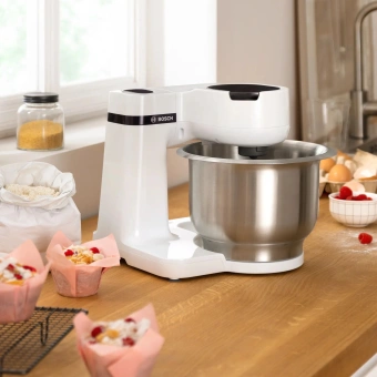 Кухонная машина Bosch MUMS2EW40 планетар.вращ. 700Вт белый - купить недорого с доставкой в интернет-магазине