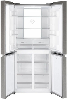 Холодильник Weissgauff WCD 450 X NoFrost Inverter 2-хкамерн. нержавеющая сталь инвертер - купить недорого с доставкой в интернет-магазине