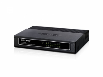 Коммутатор TP-Link TL-SF1016D (L2) 16x100Мбит/с неуправляемый - купить недорого с доставкой в интернет-магазине