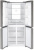 Холодильник Weissgauff WCD 450 X NoFrost Inverter 2-хкамерн. нержавеющая сталь инвертер - цена, купить или заказать с доставкой в интернет-магазине Холодильник Weissgauff WCD 450 X NoFrost Inverter 2-хкамерн. нержавеющая сталь инвертер - купить недорого с доставкой в интернет-магазине
