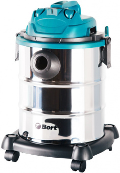 Строительный пылесос Bort BSS-1325 1300Вт (уборка: сухая/влажная) синий - купить недорого с доставкой в интернет-магазине