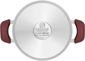 Кастрюля Rondell Bojole RDS-737 5.6л. d=24см (с крышкой) стальной - купить недорого с доставкой в интернет-магазине