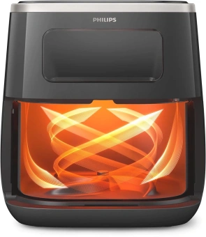 Аэрогриль Philips HD9257/80 1700Вт черный - купить недорого с доставкой в интернет-магазине