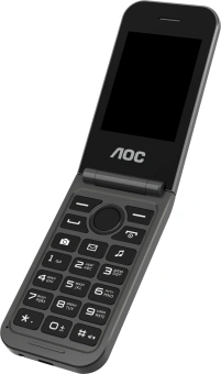 Мобильный телефон AOC 285 A черный раскладной 2.8" - купить недорого с доставкой в интернет-магазине