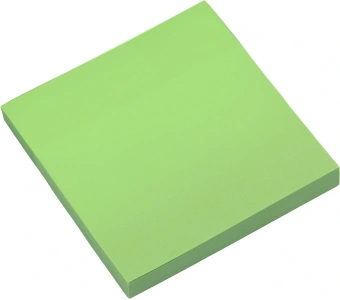 Блок самоклеящийся бумажный Silwerhof Daily 76x76мм 100лист. 75г/м2 неон зеленый - купить недорого с доставкой в интернет-магазине