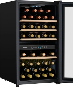 Винный шкаф Weissgauff WWC-49 DB DualZone 1-нокамерн. черный - купить недорого с доставкой в интернет-магазине