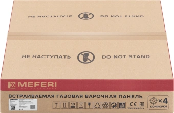 Газовая варочная поверхность Meferi Glass Ultra MGH604 черный - цена, купить или заказать с доставкой в интернет-магазине Газовая варочная поверхность Meferi Glass Ultra MGH604 черный - купить недорого с доставкой в интернет-магазине