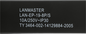 Блок распределения питания Lanmaster LAN-EP19-8P/S-1.8M гор.размещ. 8xSchuko базовые 10A Schuko 1.8м - купить недорого с доставкой в интернет-магазине