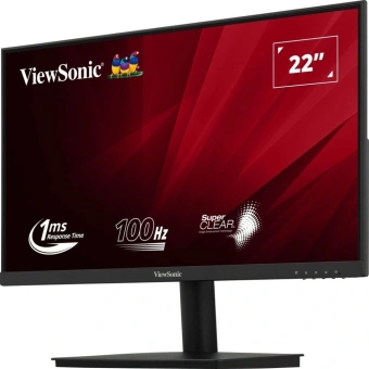 Монитор ViewSonic 21.5" VA220-H черный VA LED 1ms 16:9 HDMI матовая 250cd 178гр/178гр 1920x1080 100Hz VGA FHD 2.5кг - купить недорого с доставкой в интернет-магазине