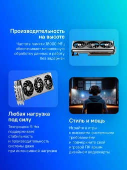Видеокарта Sapphire PCI-E 4.0 11335-02-20G NITRO+ RX 7700 XT GAMING OC AMD Radeon RX 7700XT 12Gb 192bit GDDR6 2276/18000 HDMIx2 DPx2 HDCP Ret - купить недорого с доставкой в интернет-магазине