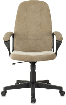 Кресло руководителя Бюрократ CH 002 Fabric песочный Light-21 крестов. пластик - купить недорого с доставкой в интернет-магазине