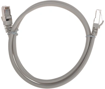 Патч-корд Rexant 02-0210-1 F/UTP RJ-45 вил.-вилка RJ-45 кат.6 1м серый LSZH - купить недорого с доставкой в интернет-магазине