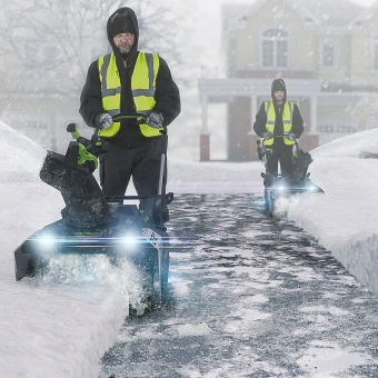 Снегоуборщик электр. Greenworks GD82ST - купить недорого с доставкой в интернет-магазине