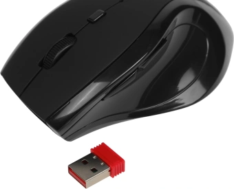 Мышь Defender Accura MM-295 черный оптическая 1600dpi беспров. USB 6but (52295) - купить недорого с доставкой в интернет-магазине