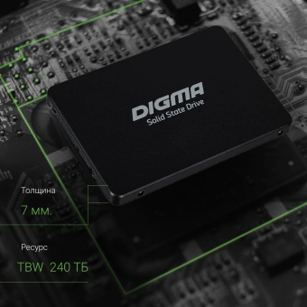Накопитель SSD Digma SATA-III 512GB DGSR2512GS93T Run S9 2.5" - купить недорого с доставкой в интернет-магазине