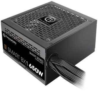 Блок питания Thermaltake ATX 650W Smart BX1 SE 80+ bronze (20+4pin) APFC 120mm fan color LED 6xSATA RTL - купить недорого с доставкой в интернет-магазине