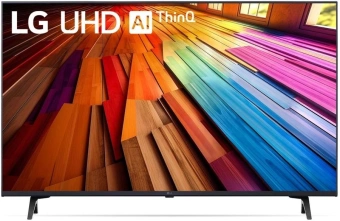 Телевизор LED LG 43" 43UT80006LA.ARUG черный 4K Ultra HD 60Hz DVB-T DVB-T2 DVB-C DVB-S DVB-S2 USB WiFi Smart TV - купить недорого с доставкой в интернет-магазине