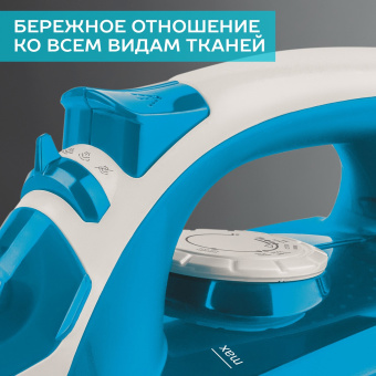 Утюг Scarlett SC-SI30P17 2200Вт синий/белый - купить недорого с доставкой в интернет-магазине