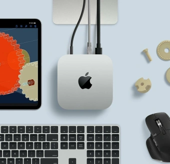 ПК Apple Mac mini A3238 M4 10 core (4.41) 16Gb SSD512Gb 10 core GPU macOS GbitEth WiFi BT серебристый (MU9E3LL/A) - купить недорого с доставкой в интернет-магазине