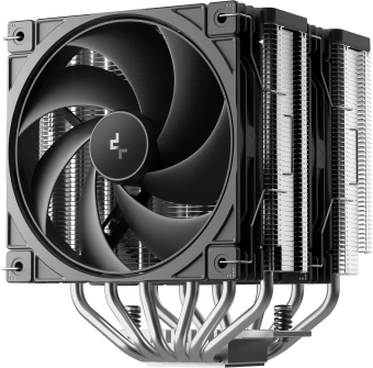 Устройство охлаждения(кулер) Deepcool AG620 G2 Soc-AM5/AM4/1200/1700/1851 серебристый/черный 4-pin 23.08-29.22dB Al+Cu 260W 1036gr Ret (R-AG620-BKNPMG2-G) - купить недорого с доставкой в интернет-магазине