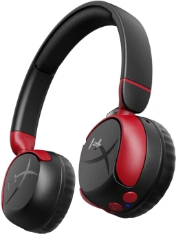 Наушники с микрофоном HyperX Cloud Mini черный/красный накладные BT оголовье (7G8F1AA) - купить недорого с доставкой в интернет-магазине