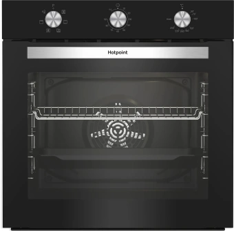 Духовой шкаф Электрический Hotpoint HETF 614 JH BL черный - купить недорого с доставкой в интернет-магазине