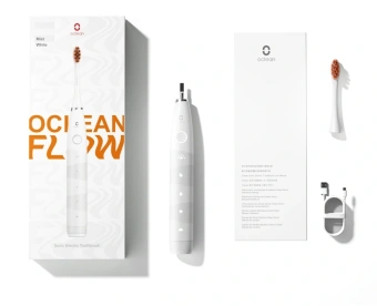 Зубная щетка электрическая Oclean Flow F5002 белый - купить недорого с доставкой в интернет-магазине