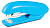Степлер Kw-Trio 05865BLUE Full strip Dolphin 24/6 26/6 (20листов) голубой 210скоб