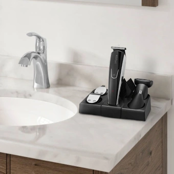 Триммер Kitfort КТ-3109 черный/серебристый 3Вт (насадок в компл:10шт) - купить недорого с доставкой в интернет-магазине