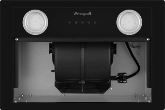 Вытяжка встраиваемая Weissgauff Dubhe 450 Black Edition черный управление: кнопочное (1 мотор) - купить недорого с доставкой в интернет-магазине