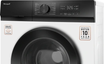 Стиральная машина Weissgauff WM 39106 Inverter Steam класс: A++ загр.фронтальная макс.:6кг белый инвертор - купить недорого с доставкой в интернет-магазине