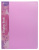Папка с 20 прозр.вклад. Бюрократ Pastel PAST20PINK A4 пластик 0.5мм торц.карм с бум. встав розовый - купить недорого с доставкой в интернет-магазине