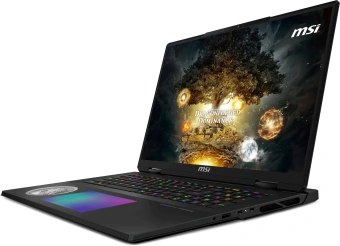 Ноутбук MSI Titan Dragon Edition 18 HX A2XWIG-1020RU Core Ultra 9 285HX 64Gb SSD4Tb NVIDIA GeForce RTX5080 16Gb 18" IPS UHD+ (3840x2400) Windows 11 Home black WiFi BT Cam (9S7-1824A5-1020) - купить недорого с доставкой в интернет-магазине