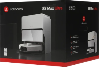 Пылесос-робот Roborock S8 Max Ultra 60Вт белый - купить недорого с доставкой в интернет-магазине